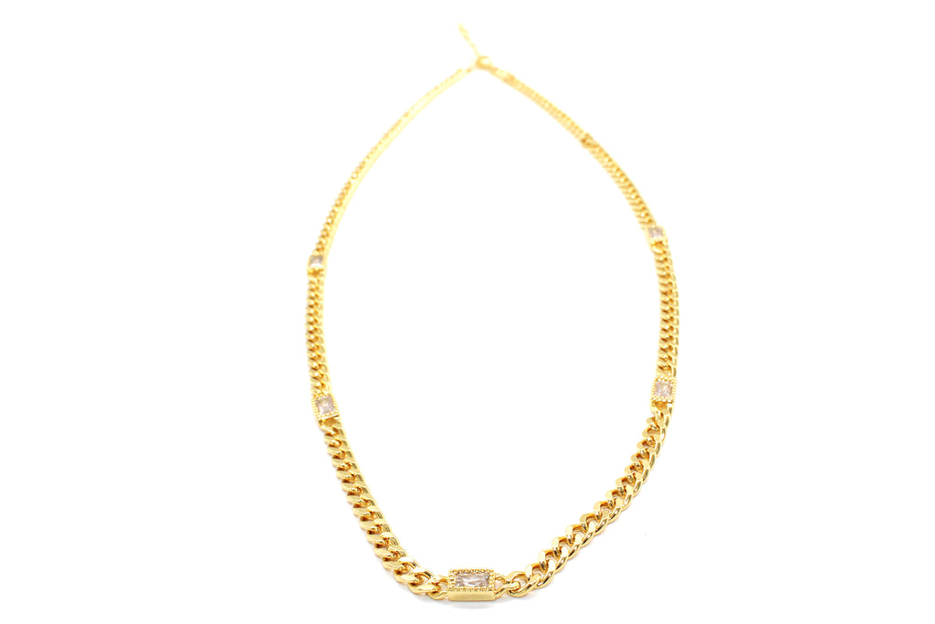 Baguette Necklace