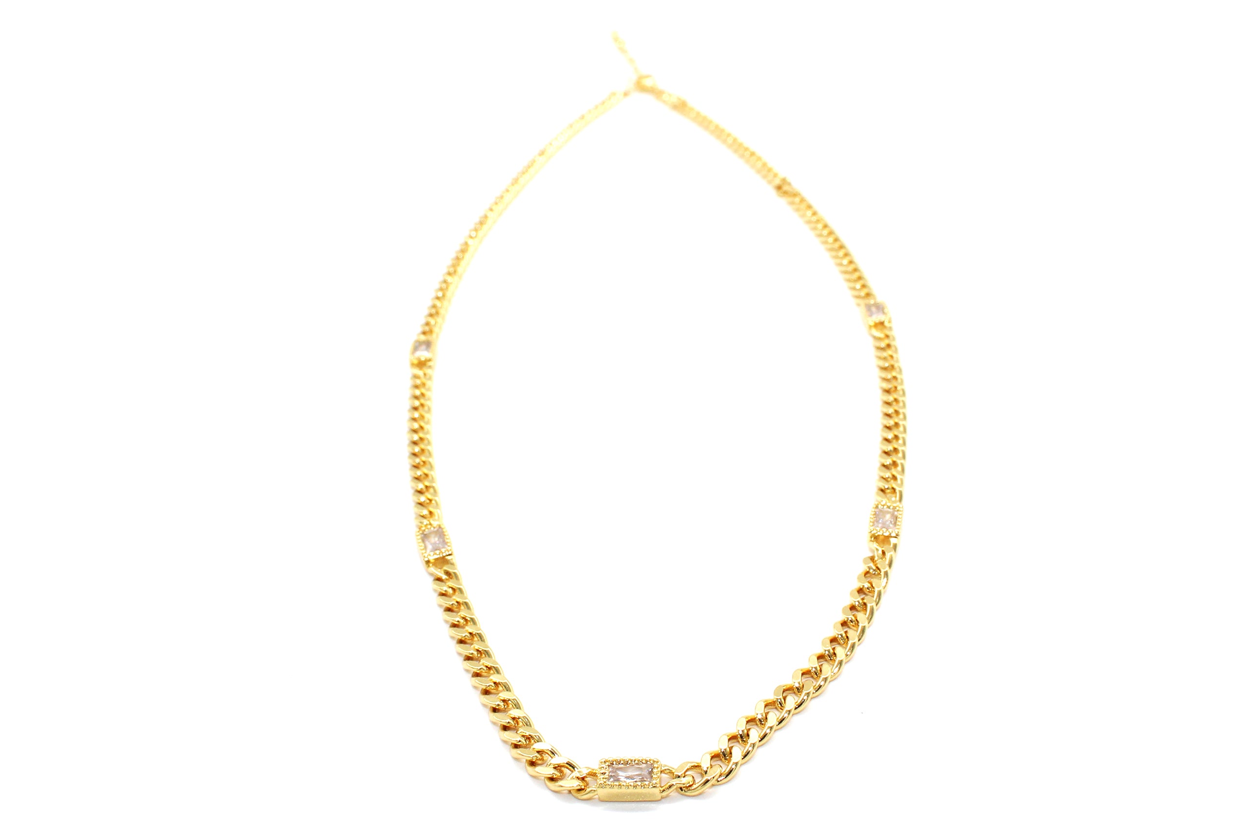Baguette Necklace