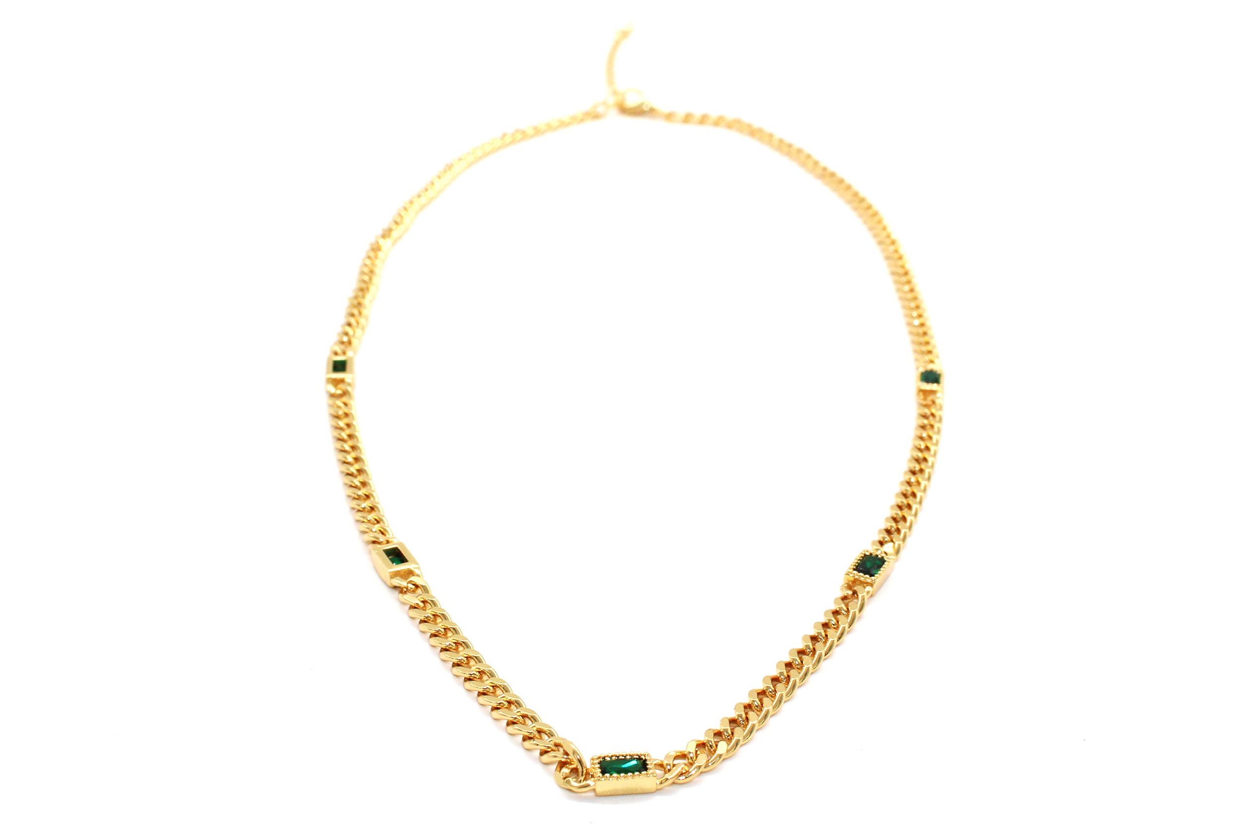 Baguette Necklace