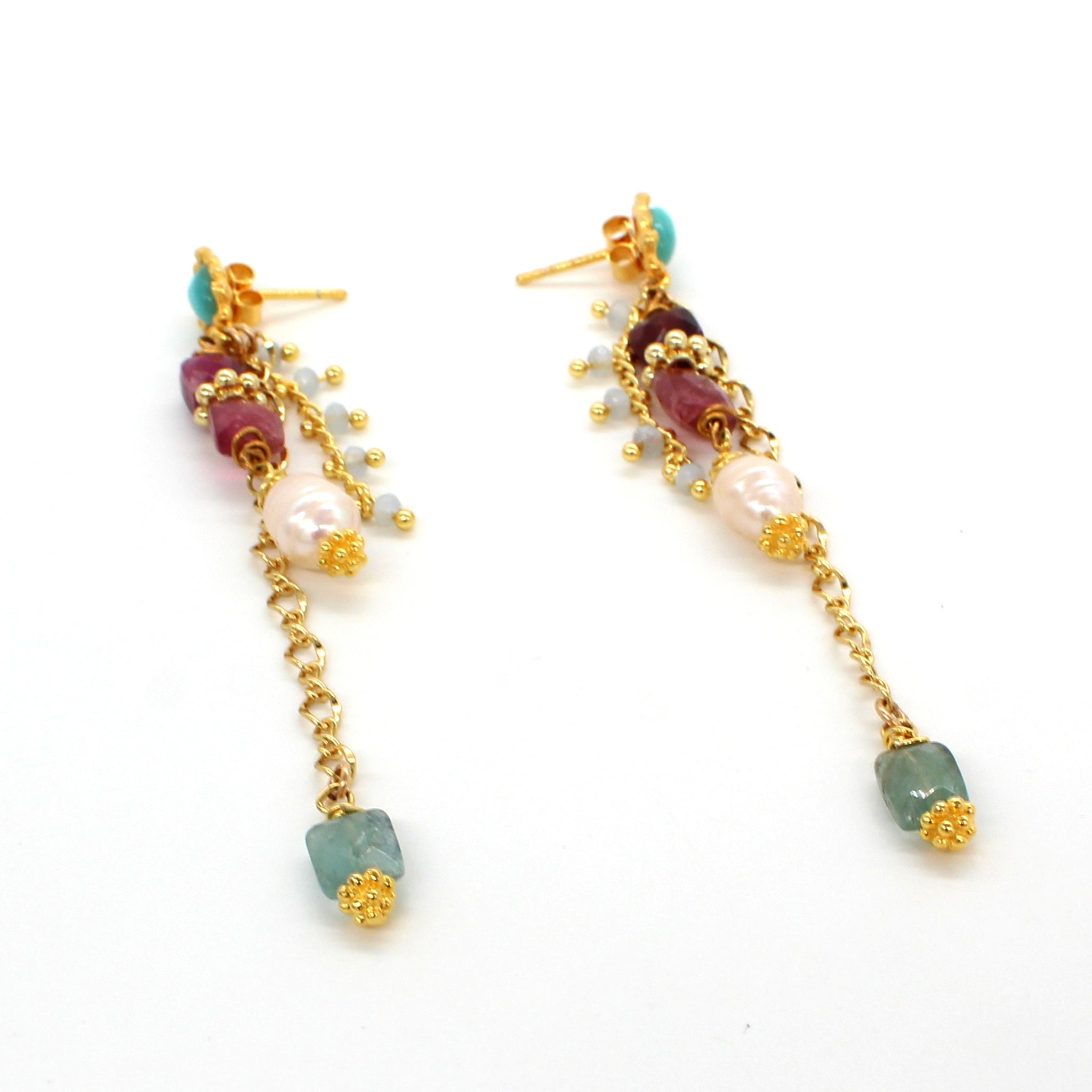 Raspberry Earrings