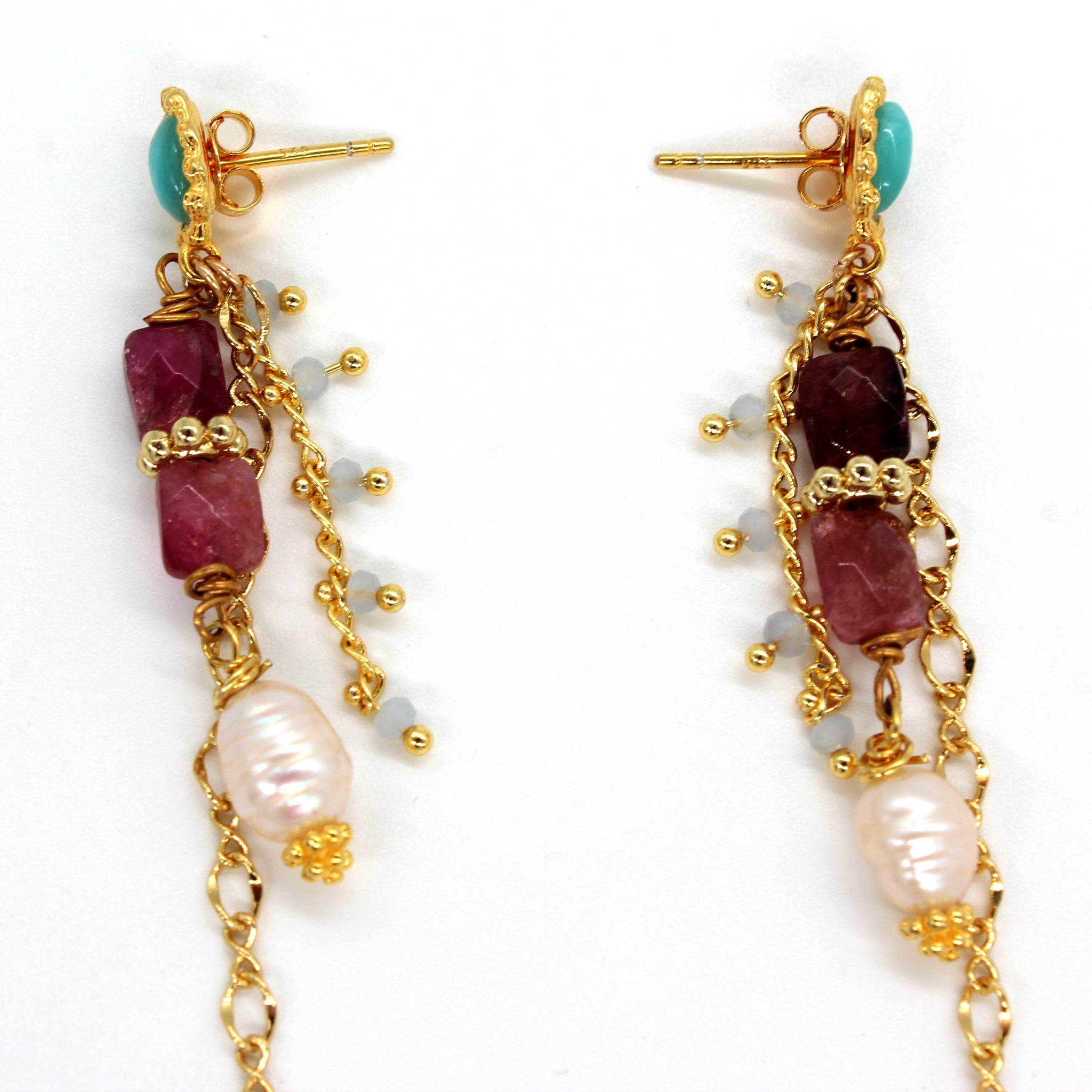 Raspberry Earrings