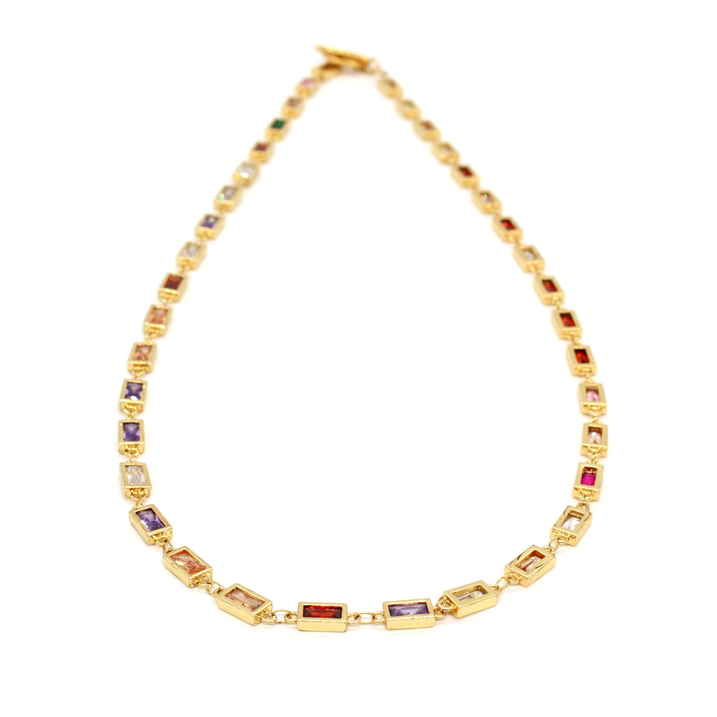 Baguette Necklace