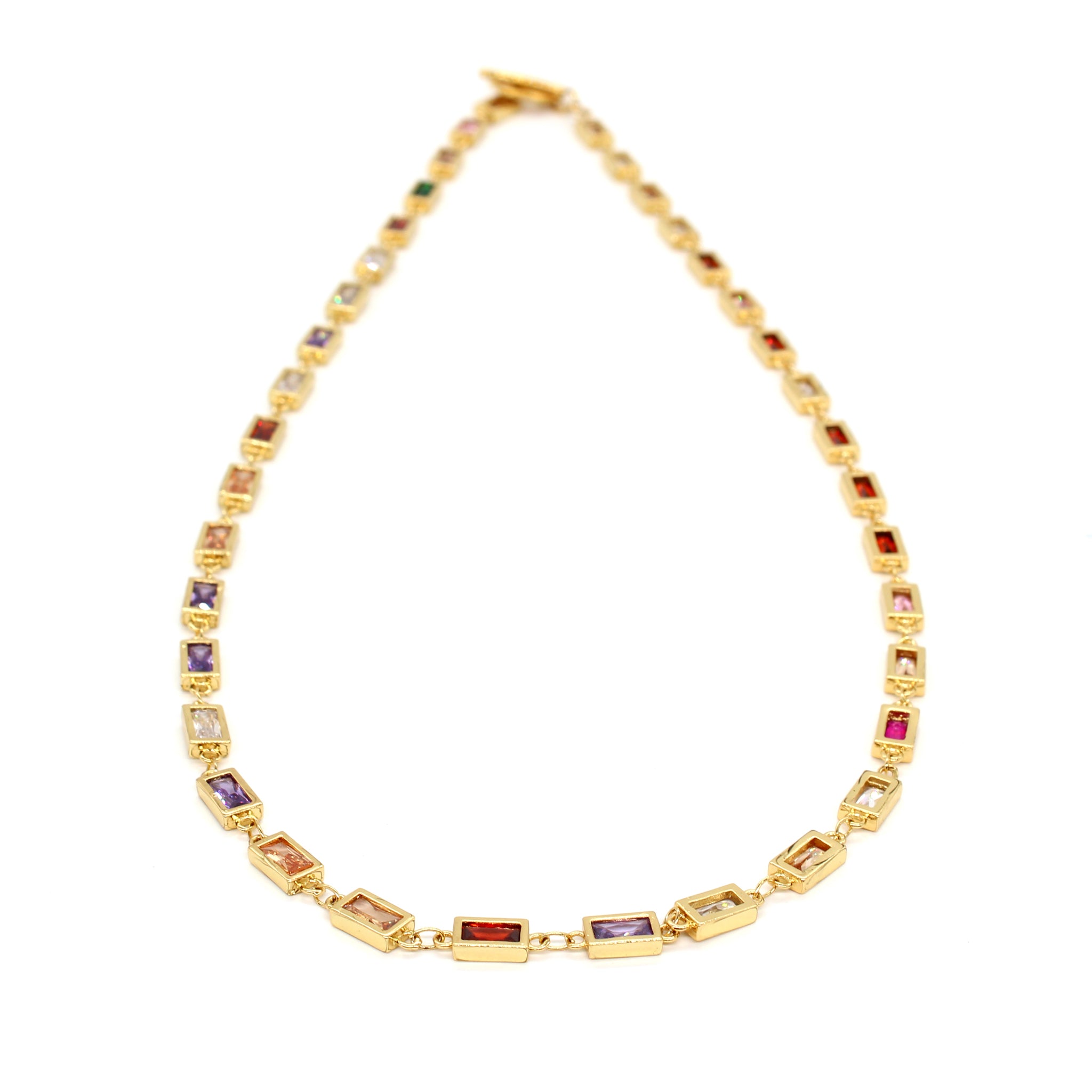 Baguette Necklace