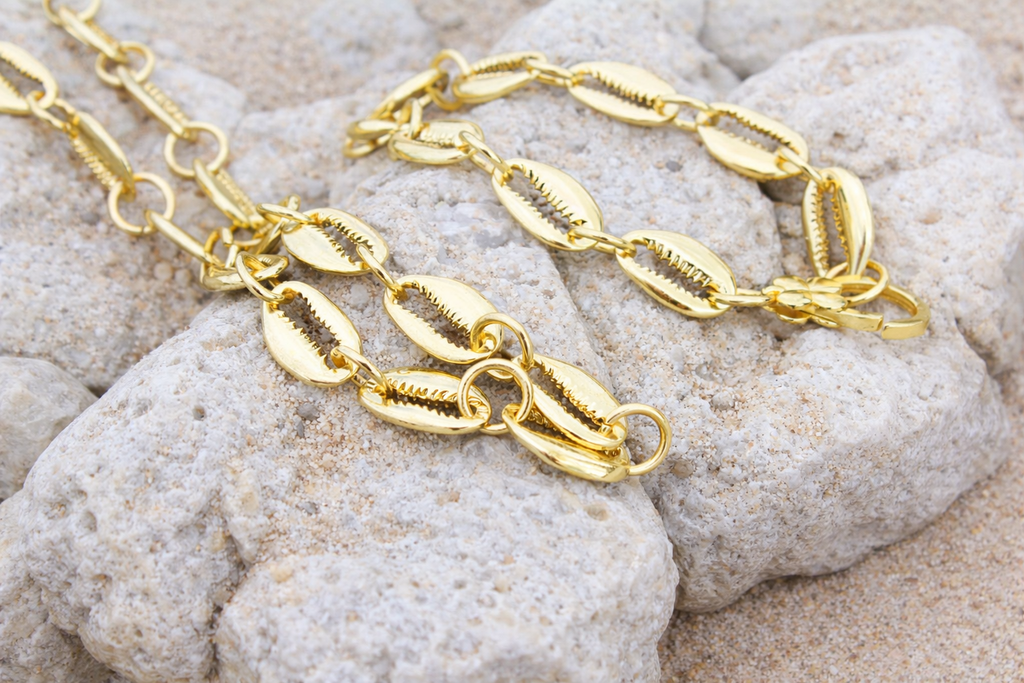 Beach Shell Bracelet & Necklace