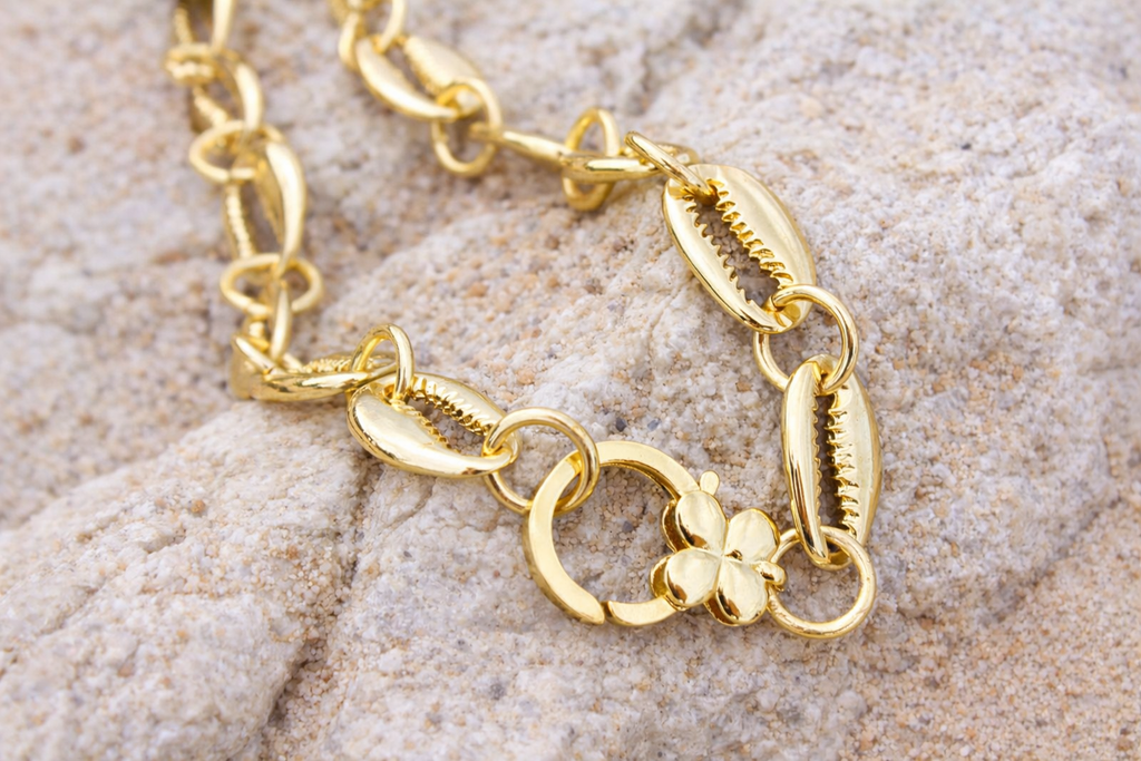 Beach Shell Bracelet & Necklace